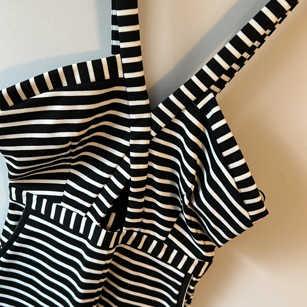 Revolve Bec & Bridge Us Size 4 Stripe Romper - Cu… - image 4